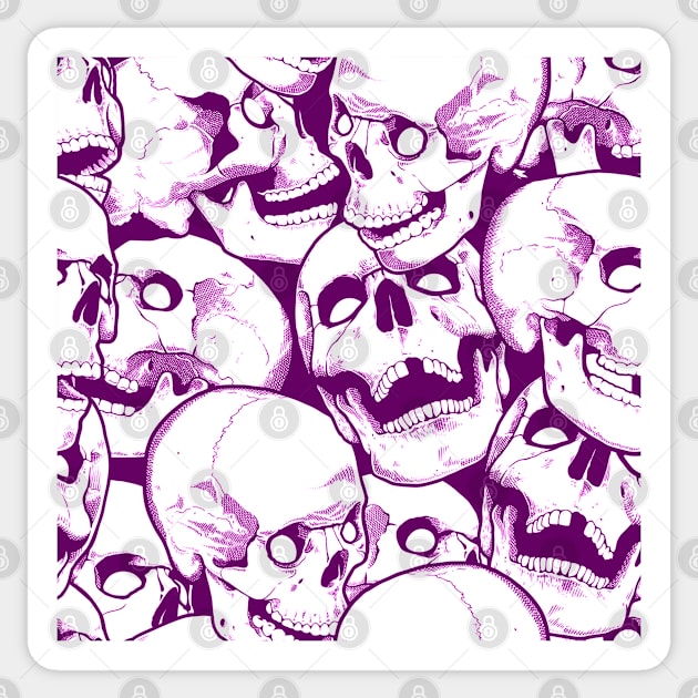 Skull Halloween Sticker by igzine